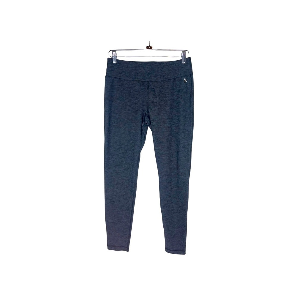 DANSKIN NOW Gray Fitted Performance Leggings with Key Pocket M